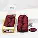 27 Pieces Human Hair Weave with Closure Wine Red Brazilian Virgin Human Hair for Black Women (39J)