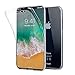 Olixar for iPhone X Full Body Case - 360 Degree Full Body Cover - Front + Back Protection - Clear Slim Design - Wireless Charging Compatible - FlexiCover - Clear