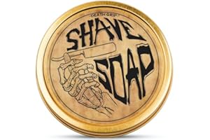 THE VINTAGE GROOMING CO. Shave Soap Tea Tree Pre-shave Soften Bristles - All Natural Tea Tree Shave Soap - African Black 4oz