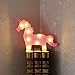 Pooqla Pink Unicorn Shaped Animal Light Table Lamp 3D Marquee Unicorn Sign Marquee Nightlight Home Decoration Battery Operated