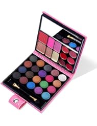 All in One Makeup Kit - 25 Eyeshadow, 6 Lip Glosses, 3 Blushers, 2 Powder, 1 Concealer, 1 Mirror, 1 Brush, Make Up Gift Set for Teen Girls, Beginners or Pros