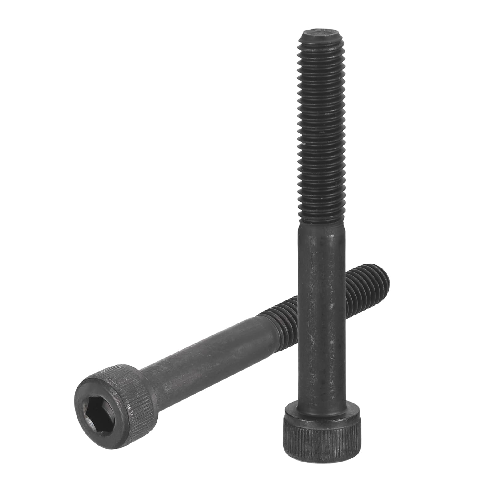 uxcell Hex Socket Bolts (M8-1.25x60), Grade 12.9 Carbon Steel Hex Socket Drive Screws, Black, 20 Pcs — image 1