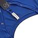 Moxeay Women V-Neck One Piece Bodysuit Long Sleeve Bodycon Rompers (Medium, Royal Blue)