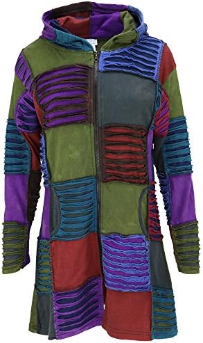 GreaterGood Patchwork Squares Long Jacket