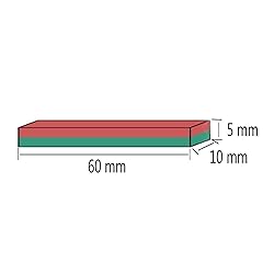 MIKEDE Magnets, 12 Pack Neodymium Bar Magnets with
