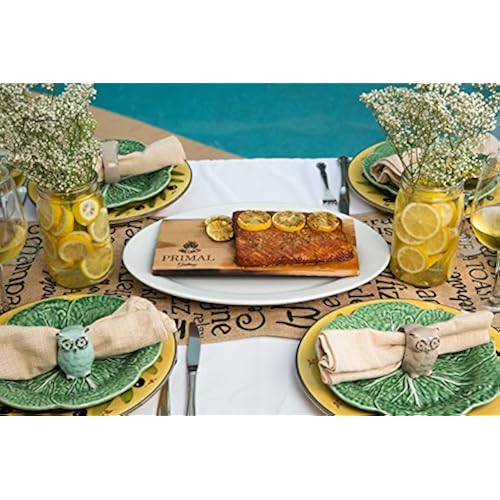 Premium Cedar Planks For Grilling | Thicker Design For Moister & More Flavorful Salmon, Steaks, Seafood & More | More Uses Per Cedar Plank | FREE Recipe Card | Just Soak, Grill & Serve | 5 Pack Patio, Lawn & Garden, Grills & Outdoor Cooking, Outdoor Cooking Tools & Accessories, Grilling Planks