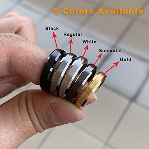 2 iTungsten+Gunmetal+Tungsten+Wedding+Beveled