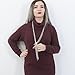 VK Accessories Long Knotted Pearl Necklace Boho Chain Y Shape Fashion Sweater Chain for Girl White