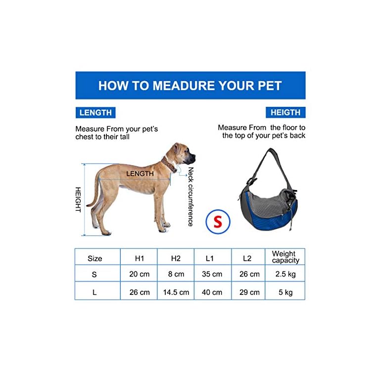DMSL Hundetasche Tragetuch Hund Hundetragetasche Transporttasche