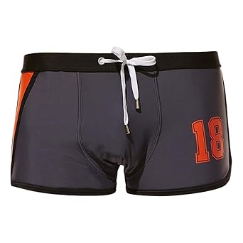 JMETRIC_Badehose 80802 Herren Niedrige Taille Badeshorts Boxershorts Surfhosen Strandshorts Kurze Hosen