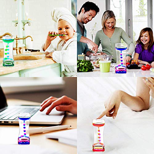 image for YUE MOTION Liquid Bubbler Visual Sensory Timer, 2 Minute - New Big XL 