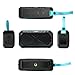 Waterproof Bluetooth Speaker, ELEGIANT Portable Wireless Speaker IPX 7 Waterproof Speaker BT 4.1/Enhanced Bass/ Built in Mic/ 12 Hour Play Time FM Shower Radio for Beach Shower Bike Outdoors&Home