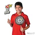 Race Car Photo Stick Props - 14 pcs