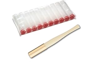 Denicotea Lady Ejector Series Cigarette Holder with Filter Slot & 10 Free Filters - Ivory - Add Style & Sophistication - Avoid Stained Fingers & Lips - German Engineering - 20203