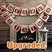 Upgraded Merry Christmas Jute Burlap Banners, Christmas Banners Merry Christmas Banner for Xmas Party Decorations Christmas Tree Fireplace Home Holiday Decor, Rustic Style