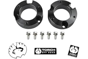 TORCH OFF ROAD TORCH 3" Front Leveling Lift Kit for 1995-2004 Toyota Tacoma 2WD 4WD TRD SR5 - Models with 6 Lugs (wheel lug) ONLY