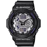 G-SHOCK BLACK BAND W/SILVER FAC GA150MF-8AC MENS