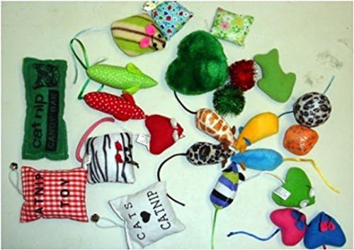 Grab bag CATNIP 24 pieces cat kitty toys value bag