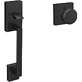 Schlage FE285 CEN 622 BWE COL 16-080 10-027 134 Front Entry Handleset Interior, Matte Black