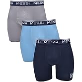 Messi mens 3pk Stretch Boxer Briefs
