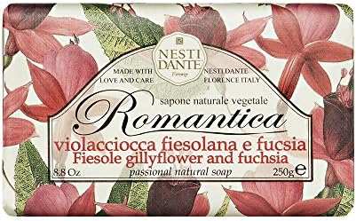 Nesti Dante Nesti Dante Romantica Passional Natural Soap - Fiesole Gillyflower And Fuchsia, 8.8Oz, 8.8 Ounce