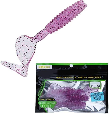 Salty Soft Fishing Lure Twisted Tail Soft Worm Curly Tail Soft Maggots Soft Grub Fishing Baits