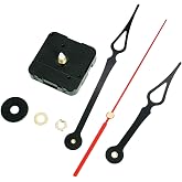 Deevoka Wall Clock Movement, 24-Hour Clock DIY Replacement Repair Kit Parts - Hands, Motor and Mechanism
