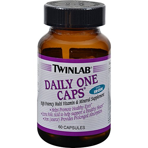 Twinlab Daily One Caps with Iron - 60 Capsules