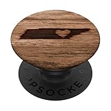 Vintage Tennessee Heart State Map Home PopSockets