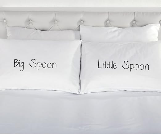 Amazon Com Big Spoon Little Spoon Pair Of Pillowcases Pillowcase