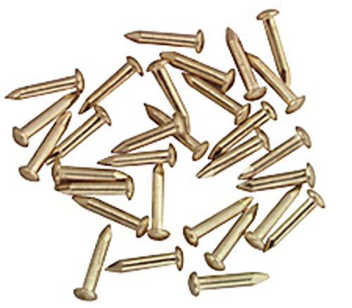 Dollhouse Miniature Brass Mini Nails 1/8 in Long