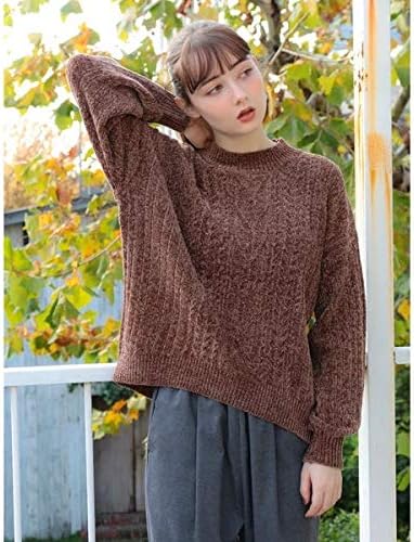 Amazon アースミュージック エコロジー Earth Music Ecology ベロアモールケーブルニットプルオーバー パープル F Tシャツ カットソー 通販