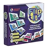 FLIP IT Multiplication Card Game - Fast Paced Card Game to Practice Multiplication Tables 1 to 12 STEM Gift for Boys and Girls Ages 7 and Above