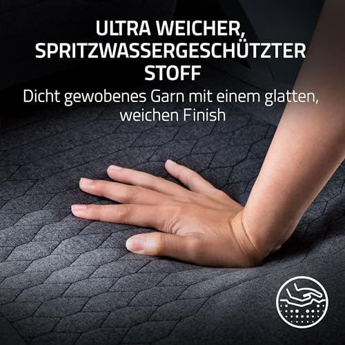Iskur V2 - Gaming-Stuhl mit adaptiver Lordosenstütze (Polster aus hoch verdichtetem Schaumstoff, integrierter Lendenwirbelstütze, 4-D-Armlehnen, robuster Stoff) Fabric