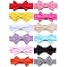 Subesty Baby Girls Headband Elastic Cotton Hair Band Turban Head Wraps for Toddler Infant Set of 12