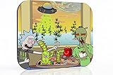 8x10 inch Rick and Morty dab mat - Szechuan Sesh at Shoneys - Mousepad Style Dabmat | Dabpad | Rigmat | Dabmatz
