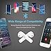 True Wireless Earbuds ICEtek Bluetooth In-Ear Earphones with Built-In Mic & Charging Case for iPhone Android Phones Devices White Stylish Sweat Proof for Sports TWS Headphones