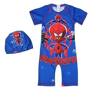 Cosplay Jongen Spiderman Badpak Kid Superheld Hawaiian Shorts Mouw Badpakken Surfpak Strandvakantie Outfit Watersport…