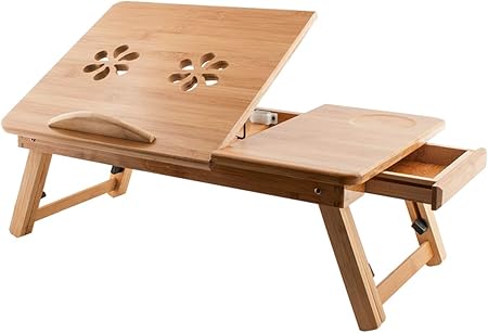 Iso Trade Laptoptisch Holz Hohenverstellbar Amazon De Elektronik