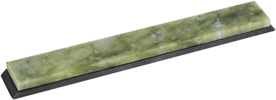 Sharpening Stone Natural Whetstone for Kitchen Knives Sharpening Polishing Grinding Tool 150x20x5mm Green Stone - Image 4