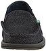 Sanuk Women's Donna Paige Flat,Black,7 M US