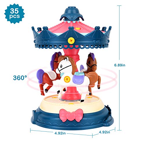 STEM Toys, DIY Toy Building Sets Amusement Park with Tool (203 Pcs), Educational Construction Engineering Building Blocks Toys Set for 3 4 5 6 Year Old Boys & Girls | Best Birthday Gifts for Kids