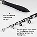 Portable Lure Rod Set with 1.6m/63in Lure Fishing Rod Fishing Reel Fishing Baits Suits Delicate Fishing Bag Piscator Zone Professional Fishing Tackles Kit