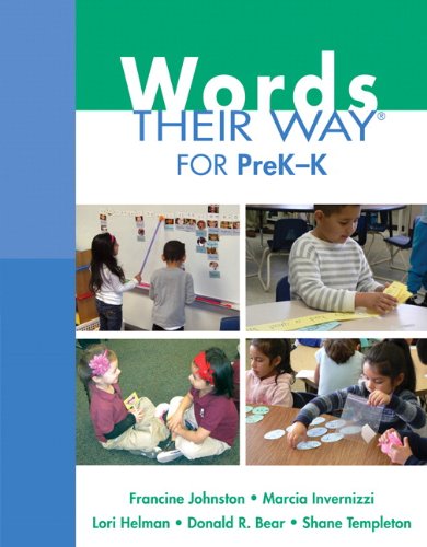 B E S T Words Their Way For PreK K Words Their Way Series RAR B E S T Words Their Way For PreK K Words Their Way Series RAR