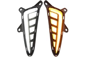 Dreamseek LED DRL Driving Fog Lamp for Toyota C-HR CHR 2017 2018 2019 Front Daytime Running Light w/Dynamic Sequential Turn Signal