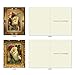 The Best Card Company Variety Pack of 10 Christmas Greeting Cards with Envelopes, Humor Holiday Assortment for Kids - Picture-Perfect Santas M1746XS