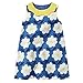 HILEELANG Little Girls Cotton Dress Sleeveless Casual Summer Sundress Flower Printed Jumper Skirt