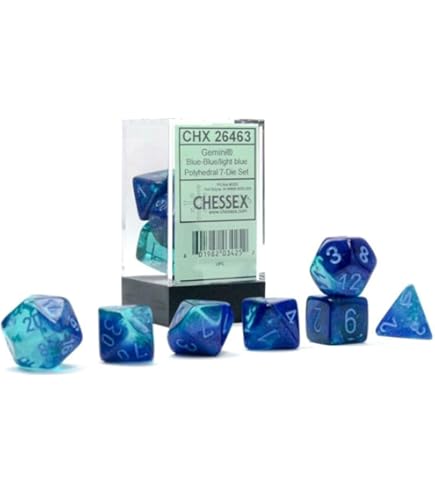 Amazon.com: Chessex CHX27435 Dice-Vortex Green/Gold Set