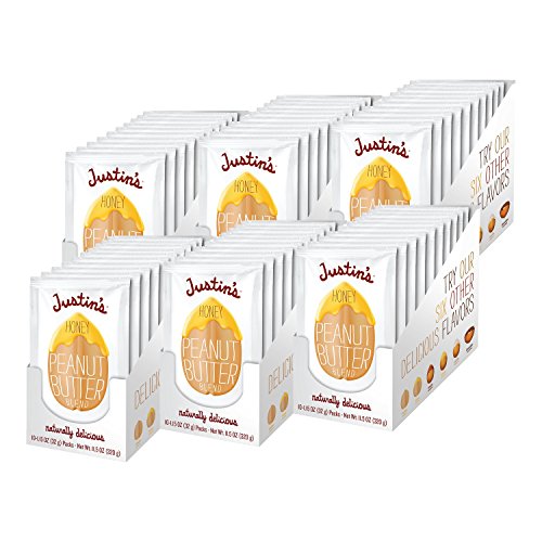 Justin's Honey Peanut Butter Squeeze Packs, Glutenfree, NonGMO