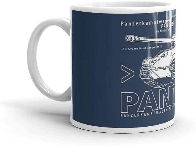 Amazon Com Panther Tank 11 Oz Fine Ceramic Mug With Flawless